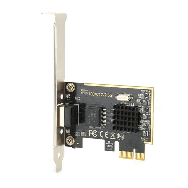 Netværkskort Stationær Computer Tilbehør Kablet Port PCIE til Gigabit 2.5G 2500M til Halv-Duplex