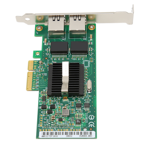 PCI Express PCIe Gigabit 2 RJ45 Port Verkkokortti NIC 10/100/1000Mbps Palvelin LAN-sovitin 82571-piirillä