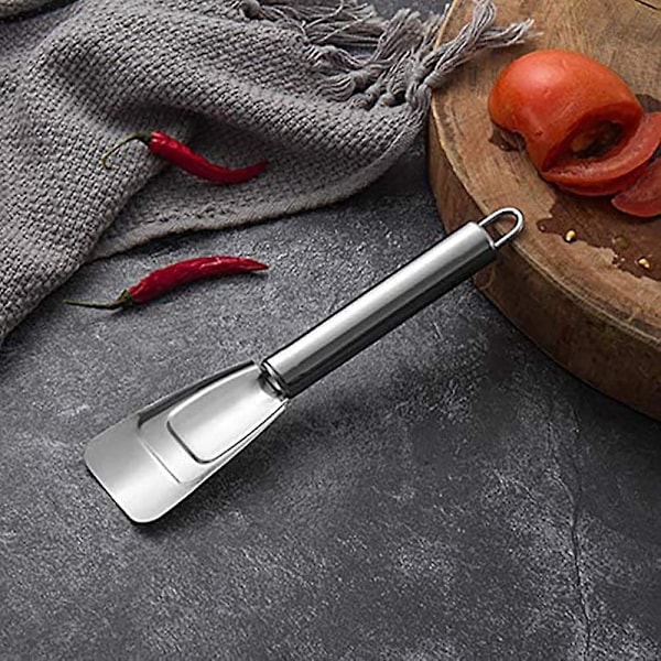1 st Ishacka för Frys, Köksfrys Spade, Rostfritt Stål, Avfrostningsspade, Kylskåpstillbehör för Rengöring av Kylskåp, 19 cm