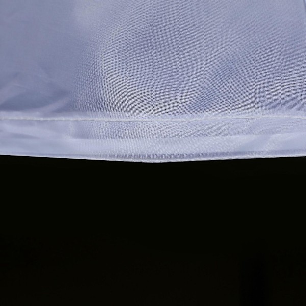 Brudepetticoat, Ettlags Elastisk Empire Midje Brudekjole Crinoline Underskjørt 2 Ringer A-Linje Ankel-Lengde Full Underskjørt
