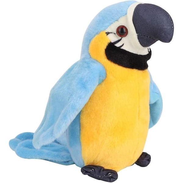 Elektrisk Talking Parrot Plush Toy - Repeterende opptak papegøyeleke