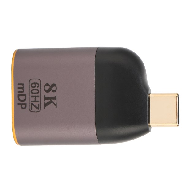 USB C - DisplayPort -sovitin 8K 60 Hz alumiiniseoksesta Plug and Play USB C - Mini DP -sovitin kannettavalle tietokoneelle