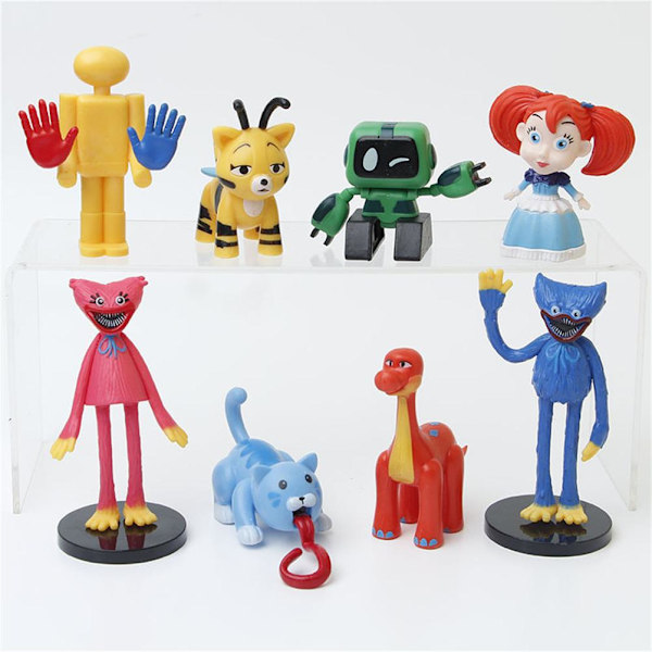 Pelihahmojen PVC-nukke Cartoon Cake Figure Koristeet Nakkihirviö Keräilylelut Anime-fanille