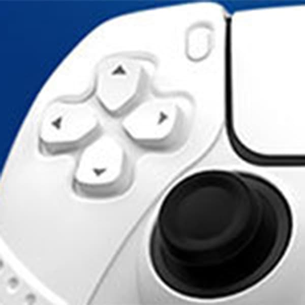 Gamepad Silikonfodral Skydd Halkskydd Gamepad Skyddsfodral för PS5 Spelkontroll Vit