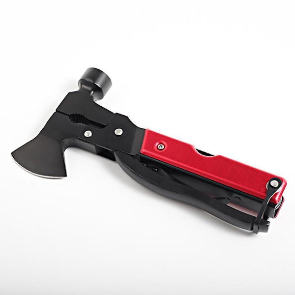 Camping Multitool - Rustfrit Stål Lommeøks, Holdbar Skede, Udendørs Overlevelsesudstyr, Sikker Lås