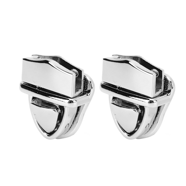 10 stk. Tuck Lock Clasp Catch Klassisk Glansfuld Legering Pung Tommelfingerlås til DIY Tegnebog Lædertaske