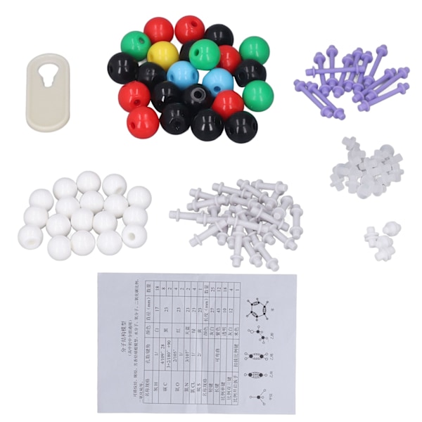 Chemistry Molecular Model Kit for Students 3D Modeling Universal Strong Bonding Molecular Model for School Laboratory