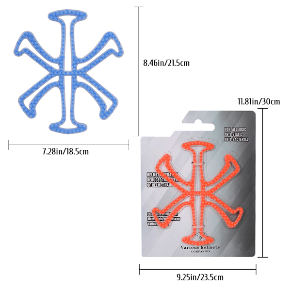 Hjälm Inner Silicone Hjälm Pad Andas Anti Svett Frisyr Hjälm Pad Huvudskydd Liner Universal Hjälm Pads