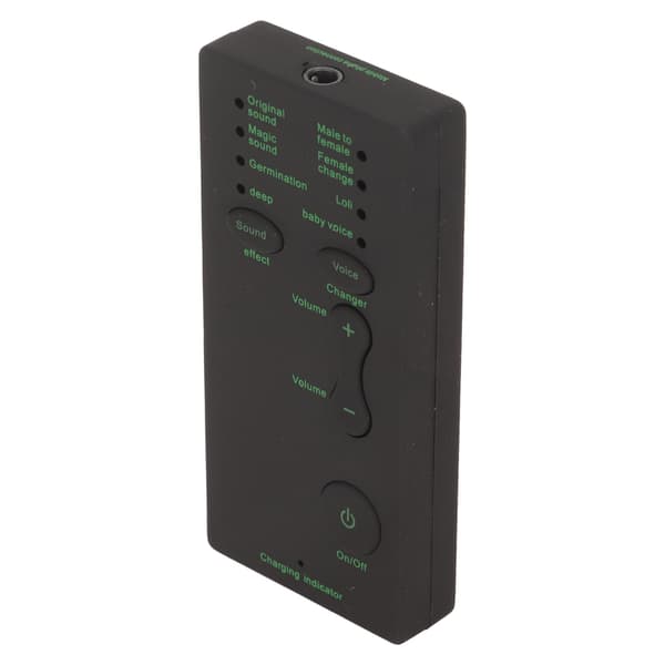 Stemmeskifter 7 lydeffekter Justerbar Bærbar Mini Multifunktionel Stemmeforklæder til Mobiltelefon PC til XBOX til PS4