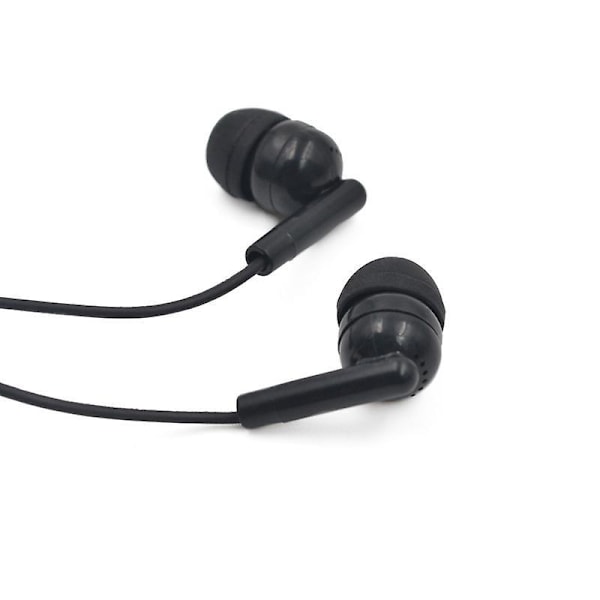 Sorte In-Ear Trådbundne Hovedtelefoner med Mikrofon