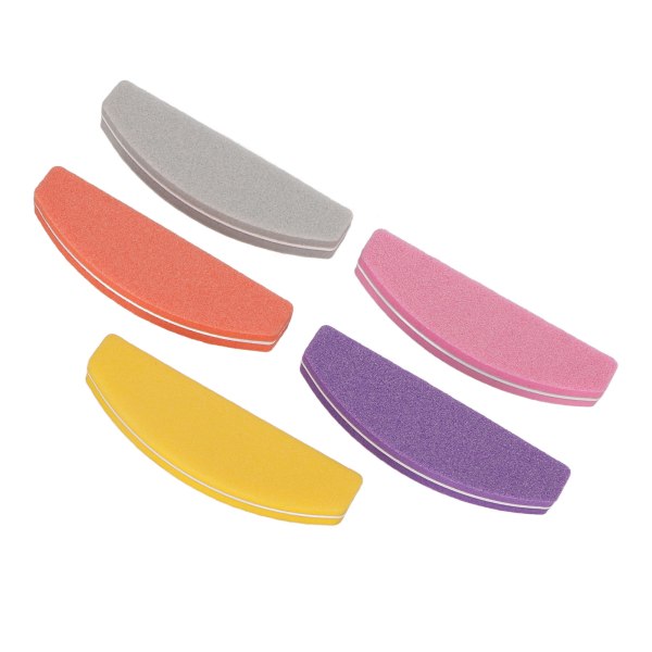 5 kpl Nail Buffer Block Kaksipuolinen pestävä kiillotushiomaharkko manikyyri työkalu nail art varten