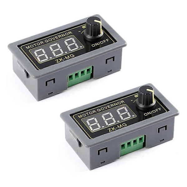2 stk. -MG PWM Motor Driver DC 5V 12V 24V Motorhastighedsregulator
