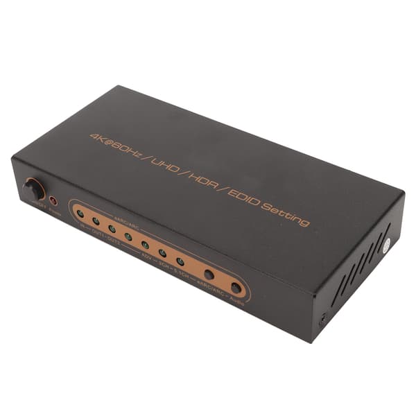 HD Multimedia Interface Ljudextraktor 4K 60Hz HDR HD Multimedia Interface EARC ARC Ljudextraktor Omvandlare 100‑240V EU-kontakt