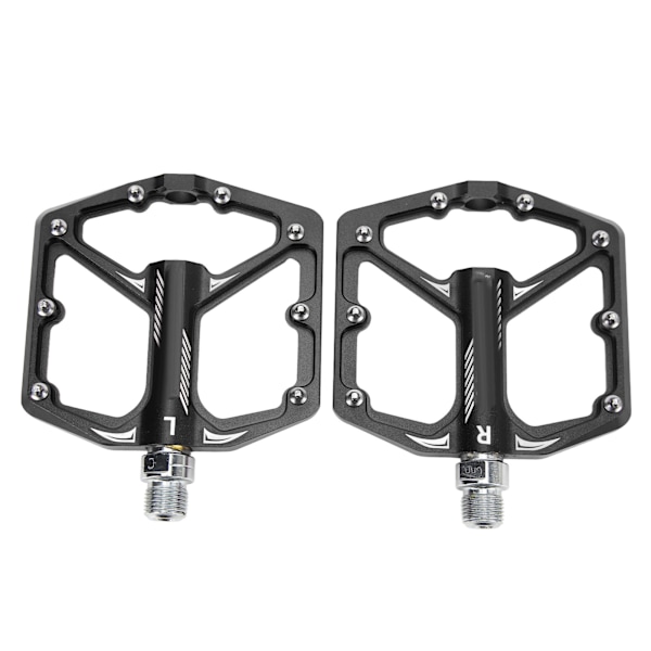 LeBycle cykelpedal, skridsikker fodplade, universel, letvægts CNC-aluminiumlegering, cykeltilbehør, sort