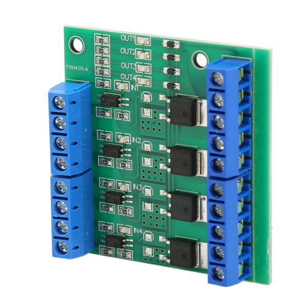 MOS-drivermodul 4-vejs felteffekt PLC-forstærkerkort 3‑20V PWM-indgang DC 3,7V‑27V-udgang