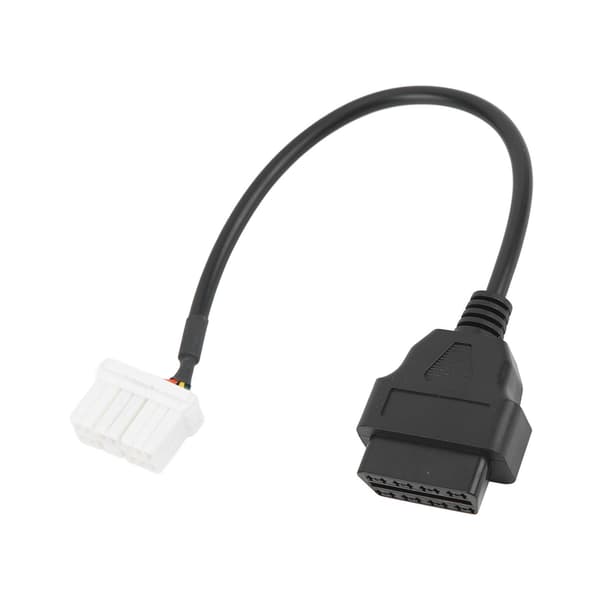 12-pin OBDII han hun-stik diagnostisk konverterkabel erstatning for Tesla Model S X 2012-2015