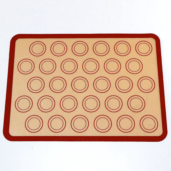2-pack silikonbakmattor, non-stick, hållbara, värmebeständiga degark (40 x 29,5 cm)