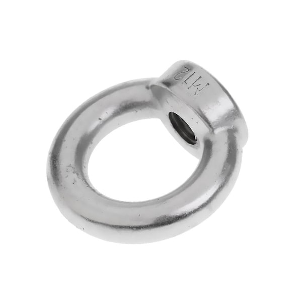 2 x M6/M8/M10/M12-M22 304 Rostfritt Stål Lyftögla Mutter Ringformade Muttrar 12mm