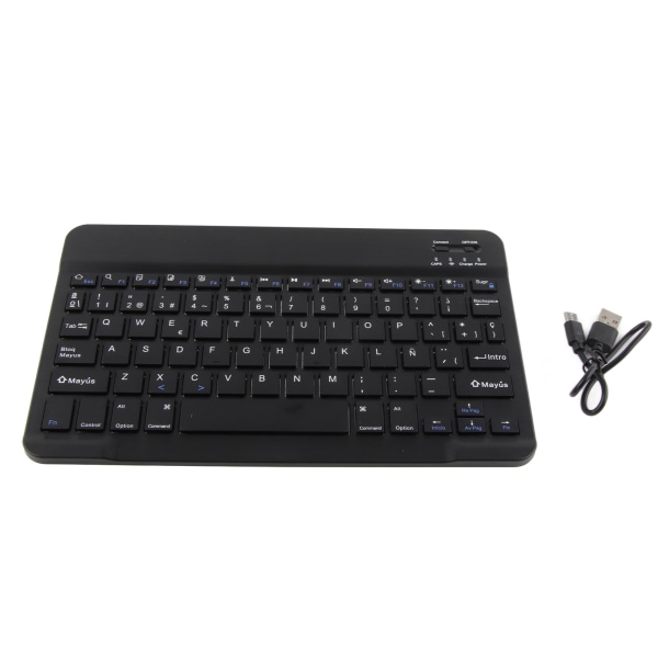 Mini bærbar trådløs Bluetooth 3.0 spansk tastatur Touchpad for IOS/Android