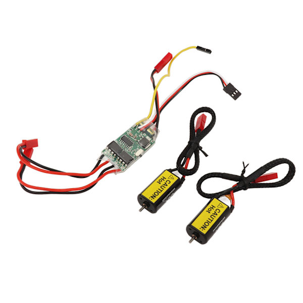 Elektriske hastighetsregulatorer Dual Way Bidirectional 10A ESC hastighetskontroll for RC modellskipstank