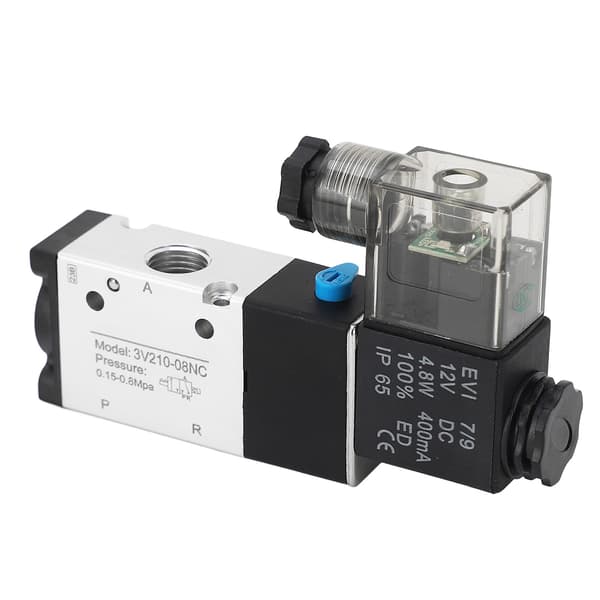 1/4in NPT Pneumatisk Magnetventil 2 Position 3 Vejs IP65 Luftdrevet Magnetventil DC12V