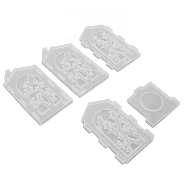 Lysestake silikonform Unik design Elastisk Enkel avforming Håndverk for DIY lysestaker Ornamenter