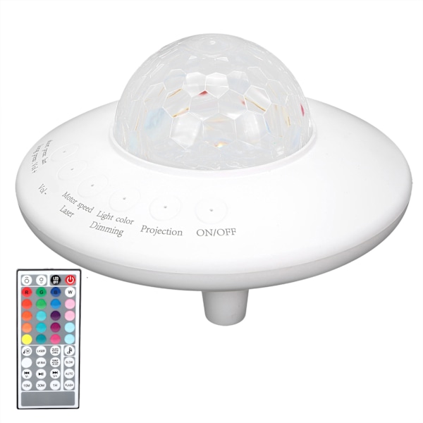LED-nattelys USB RGB Bluetooth-projektorlys Projektionslampe til festdekoration Fødselsdagsgaver