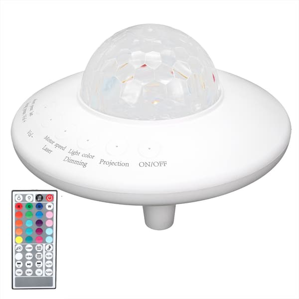 LED nattlys USB RGB Bluetooth-projektorlys projeksjonslampe for festdekorasjon bursdagsgaver
