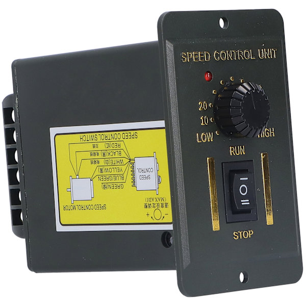 AC Motor Hastighetskontroller Mini Hastighetsregulator med CW CCW for Instrumentering 220V200W