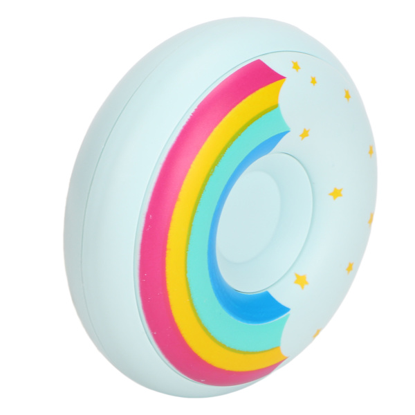 Söt elektrisk handvärmare Donut Shape Mini Bärbar Uppladdningsbar Handvärmare för att hålla värmen blå E