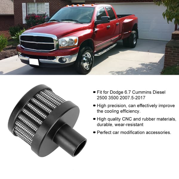 Bilvevhusventilationsomledningssats passar för Dodge 6.7 Cummins Diesel 2500 3500 2007.5-2017