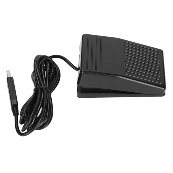 USB-fotbryterpedal Høyfølsom multifunksjonell bred pedal Enkel fotbryterpedal med indikatorlys for datamaskin