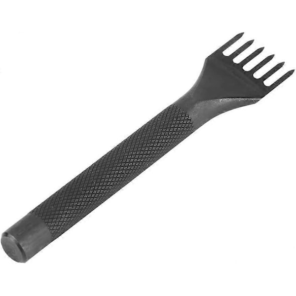 Teräksinen DIY timanttileikkausompelusarja nahkatyökalusarjat, nahkatyökalujen hammasreikien lyöntityökalu 4mm 1/2/4/6 piikkiä
