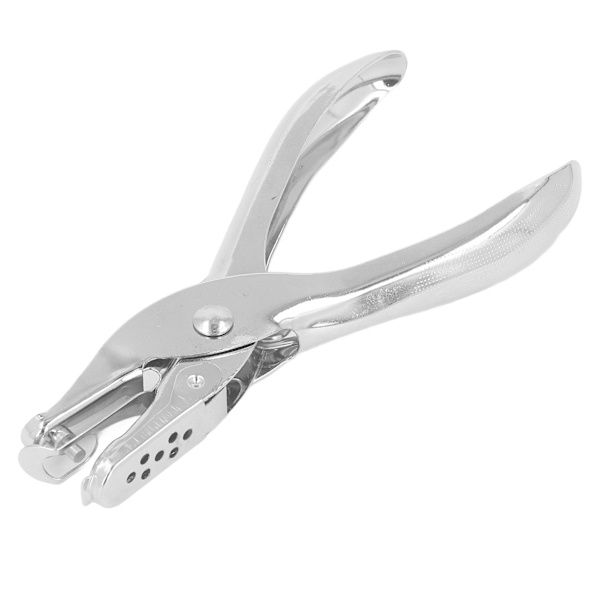 Enhålsstans, bärbar stans, pappersstans, 3 mm diameter, 8 ark kapacitet