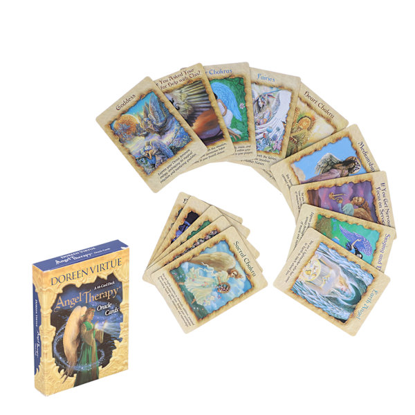 Divinasjonskort Hologrampapir Engelsk Språk Tarotkort Interaksjon Brettspillkort