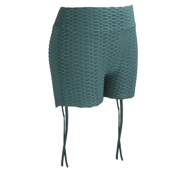 Högmidjade yogashorts för kvinnor, tvättbara, mjuka, elastiska, fitness, höftlyft, träningsshorts för cykling och löpning