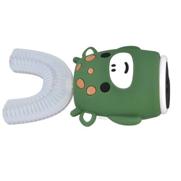 U-muotoinen lasten hammasharja sähköinen U-muotoinen automaattinen pehmeä hammasharja sarjakuva ladattava pieni