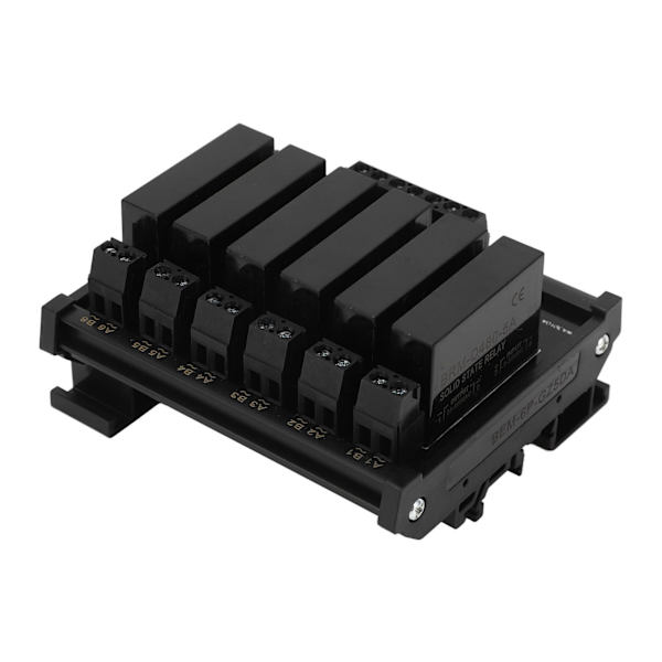 6-kanals DC til AC solid state relæ 3-32VDC indgang 5-8A 24-480VAC belastning solid state relæ SSR modul