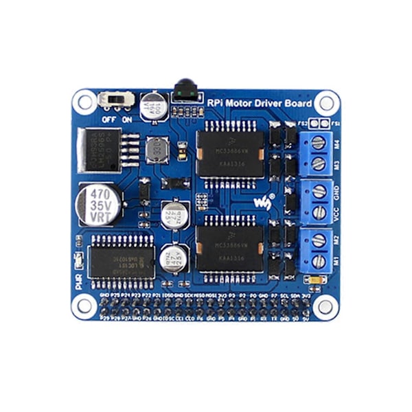 Mc33886 Driver Udvidelseskort Til Raspberry Pi Rpi Til Motor- & Stepperdrivere