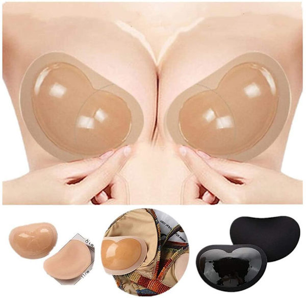 1 par kvinder bryst Push Up Pads Silikone BH Indsætter Bryst Cover Sticker Pads