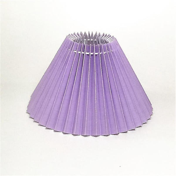 Yamato Style Vintage Klæde Multifarvet Plettede Lampskærme 25cm Dia 16cm H Lys Lilla
