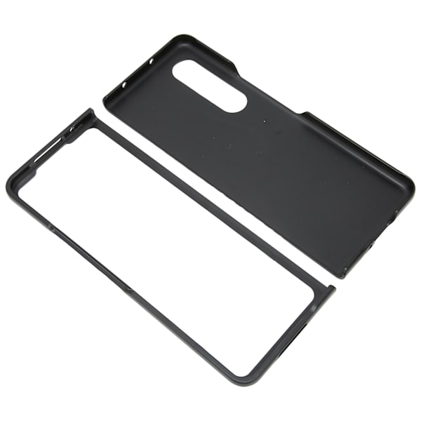 Fodral i konstläder för Galaxy Z Fold 3, reptåligt, vikbart skärmskydd, blått
