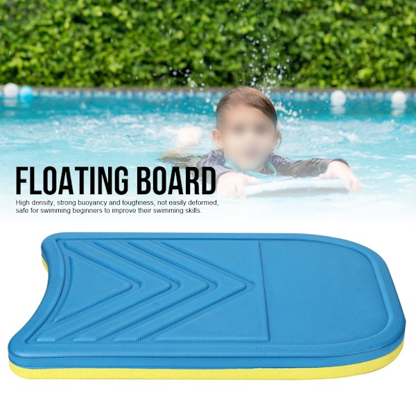 EVA Dubbelskikts Simvattenbräda Havsbad Pool Kickboard Flytande Bräda TräningshjälpGul Blå