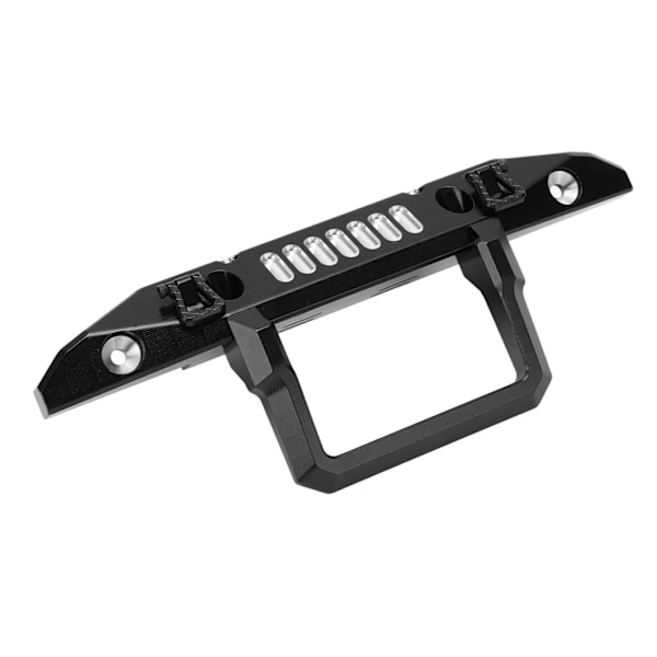 Etupuskuri alumiiniseos RC-autotarvike LED-valoreikällä Axial 1/6 SCX6 -autolle Musta