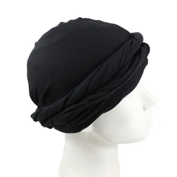 2023 Ny Satin Durag Turban för Män, Wave Cap, Elastisk & Elegant (Mörkblå)