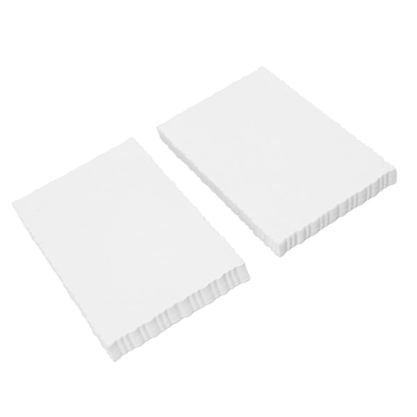 100 st vita kartongpapper med spetsdesign 15x10CM tomma vykort för DIY gratulationskort visitkort skrapböcker