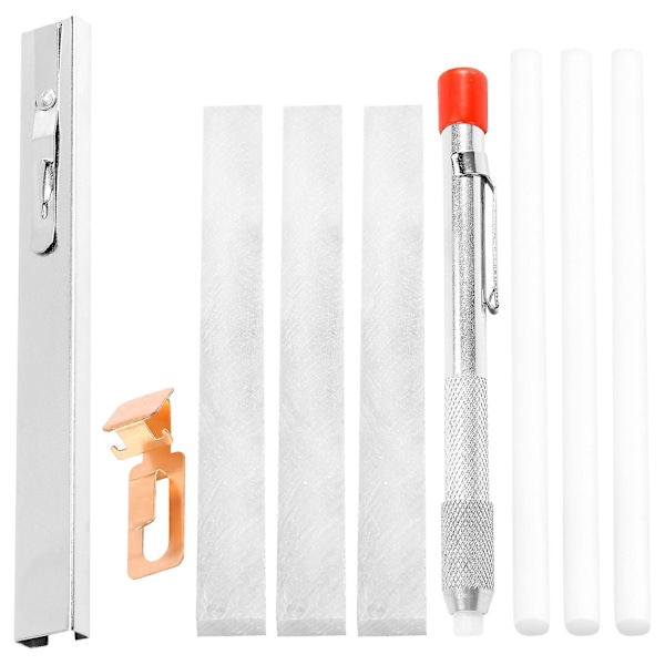 Såpesteinholder Sett Mark Hvit Klar og Fjernbar Markering, Flat og Rund Holder, Såpestein kompatibel W-B13