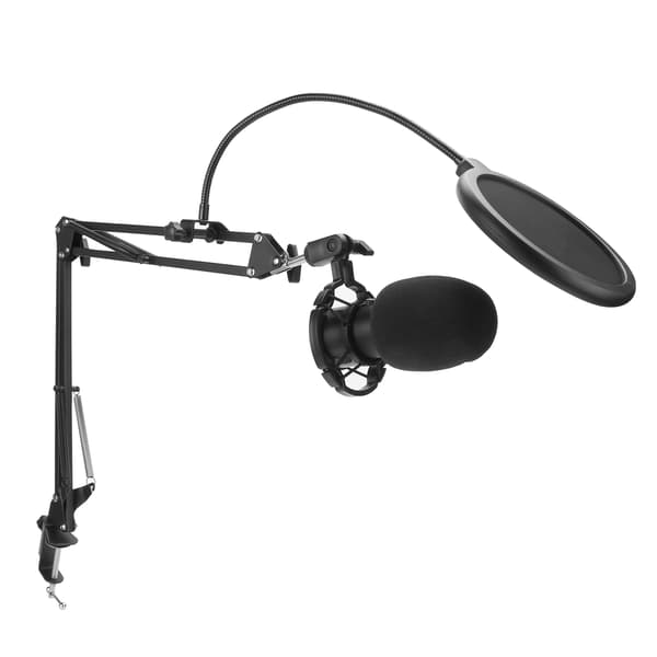 USB-datormikrofon Kardioidkondensor Blåsskyddsnät MIC-utrustningsset