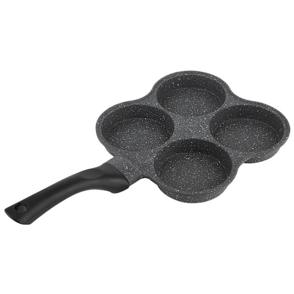 NonStick Aluminium 4-huls pandekage omelet æg pande stegegryde morgenmad maker køkkenredskab