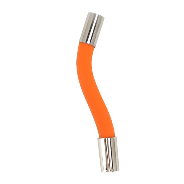 Kranförlängningsrör med luftare munstycke flexibel koppar för diskbänk orange 20 cm stänksäker